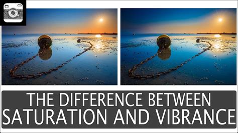 The Difference Between Saturation And Vibrance Photoshop And Lightroom Youtube