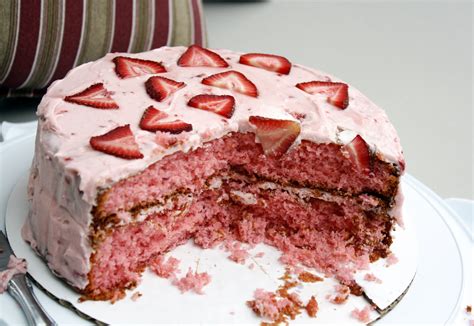 Place the sugar and almond paste in a food processo. Strawberry Cake | What Megan's Making