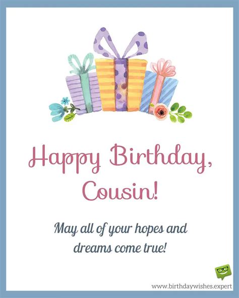 Happy Birthday Wishes For Cousin Birthday Cards