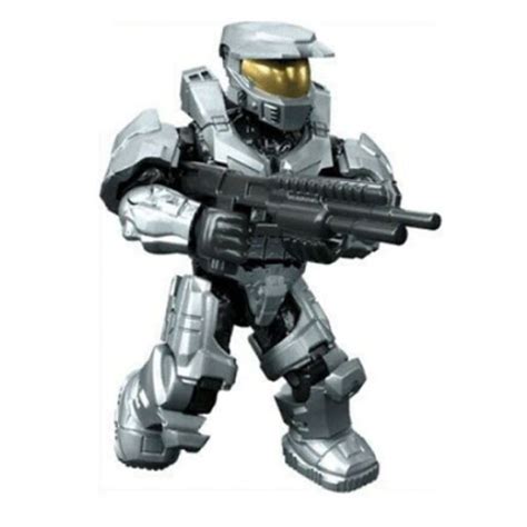 Mega Construx Halo Clash On The Ring Micro Action Figures Silver