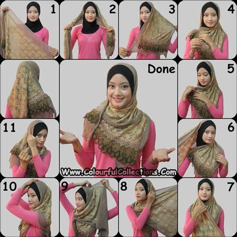 Hijab tutorial | pakai tudung bawal selendang, # cara pakai selendang terkini 2015 gaya hana tajima part 3. Cara2 Memakai Tudung Bawal