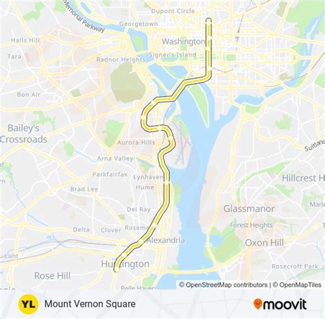 Metrorail Yellow Line Route Schedules Stops Maps Greenbelt Updated