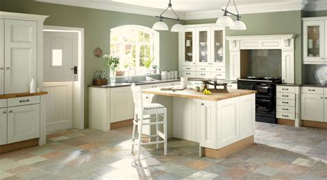 How to choose kitchen countertops kitchen cabinets decor. mereway hampshire antique white kitchen | Green kitchen ...