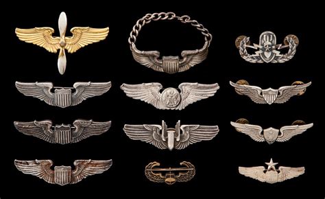 Lot Of Wwii Usaaf And Us Air Force Wings