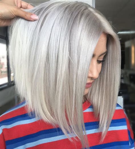 Silver White Hair Styles Hair Color Trends Beautiful Hair
