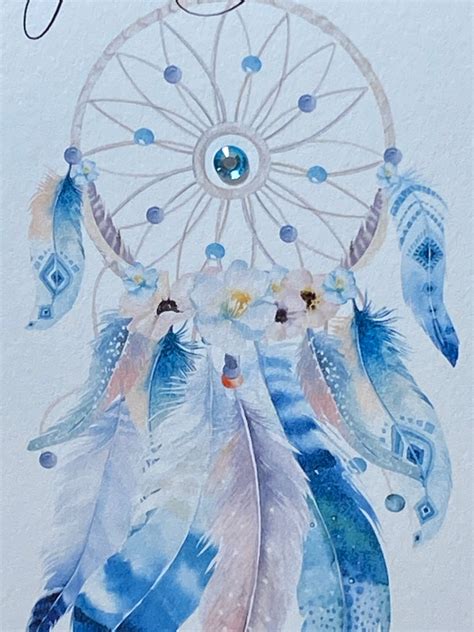 Birthday Card Dreamcatcher Option To Personalise Etsyde