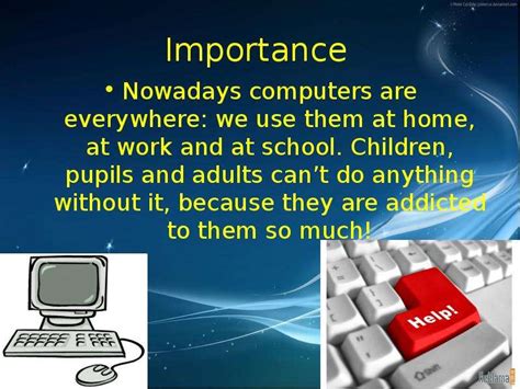 Whether Computers Are Important In Our Lives скачать презентацию