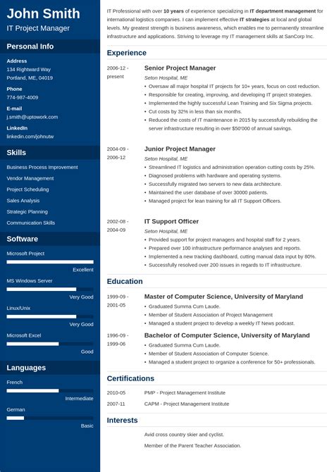 Resume template word versions play with colors and formats to present the most appealing visual to the human eye. 20 CV Templates for Word Download Now