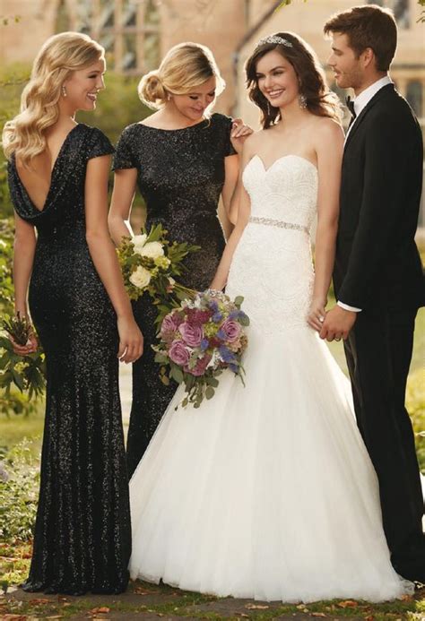 Get inspired with our lace wedding dresses gallery from famous designers, their romantic colour palette 21 black wedding dresses with edgy elegance | wedding forward. Don't Miss These 22 Black Bridesmaid Dresses for Your Fall ...