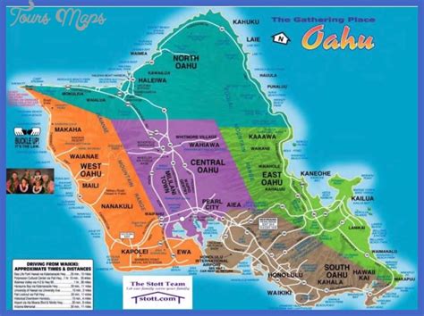 Urban Honolulu Map Tourist Attractions Map Travel Holiday Vacations