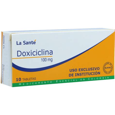 Doxiciclina 100mg Tableta Caja X 10 Los Expertos En Ahorro Cruz Verde