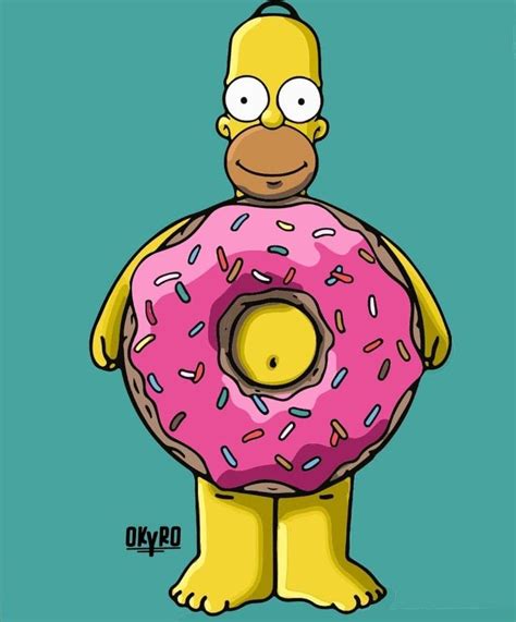 Sábado, 27 de setembro de 2008. Homer Donut, The Simpsons | Papel de parede celular fofo ...