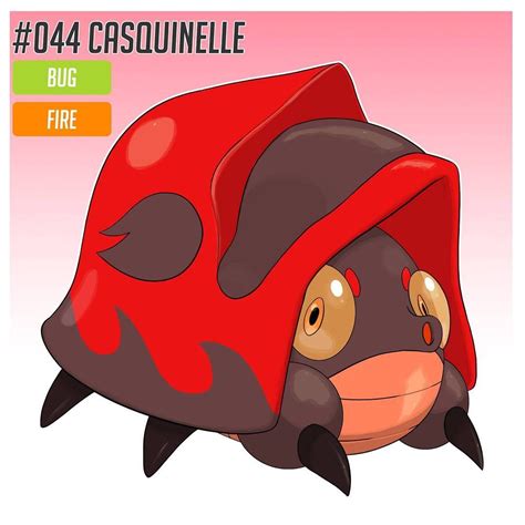 no 44 casquinelle type bug fire ability flame body they always are found in massive packs