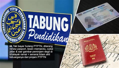 Anda boleh berhubung terus dengan pihak jpj yang terdekat dengan anda untuk bayaran semasa atau terkini. Tak bayar hutang PTPTN, peminjam dilarang renew pasport ...