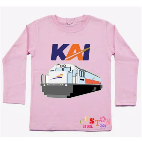 Jual Kaos Kereta Api Kai Anak Lengan Panjang Terbaru Bahan Premium