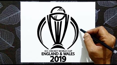 Drawing Icc Cricket World Cup 2019 Logo How To Draw Icc Cricket World