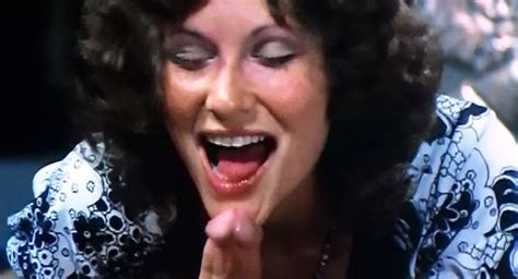 Linda Lovelace Shows Off Some Patented Deep Throating. 