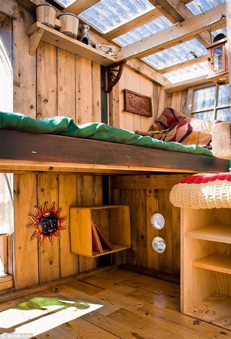 How to build a tiny house on wheels : A humble home for one: Micro house made from recycled ...