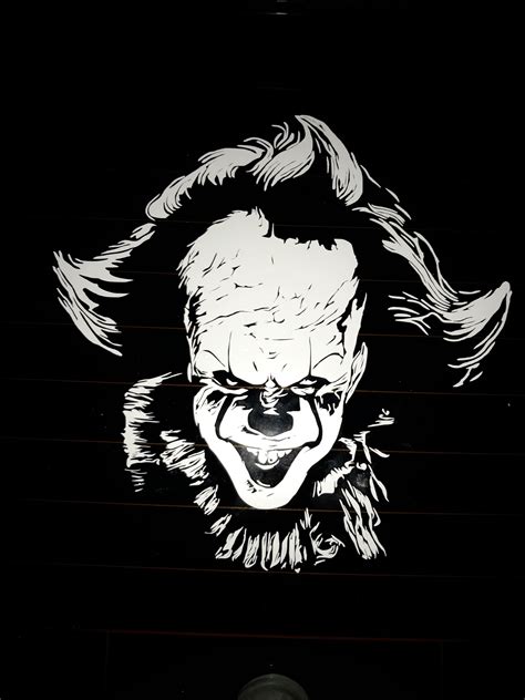 Stephen Kings It Pennywise Car Horror Decals In 2020 Pennywise The