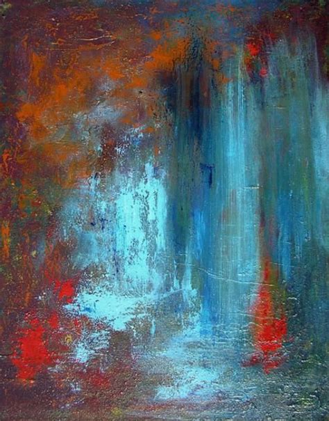 Andrea Cermanski Waterfall Abstract Art Painting