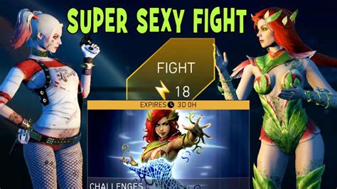 Injustice 2 Mobile Entangling Poison Ivy Challenge Review On Hard The Hottest Girls Battle
