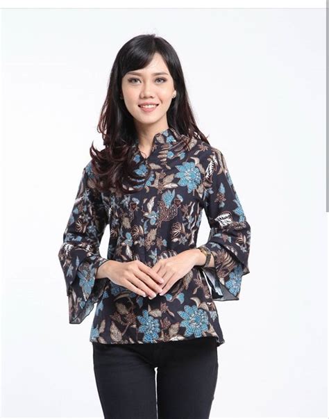 2876562 barang ditemukan dalam blus. Jual batik wanita casual modern elegan clasik blouse batik ...