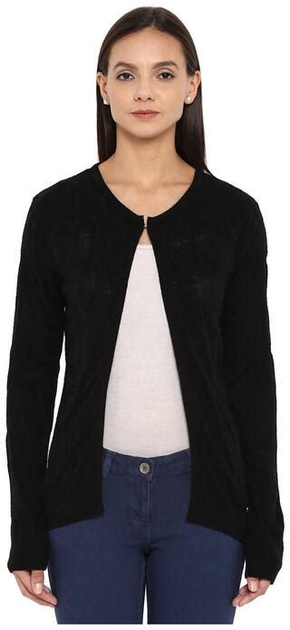 Buy Park Avenue Woman Black Regular Fit Acrylic Sweater Online At Low Prices In India