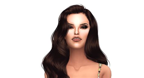 Alessandra Ambrosio As A Sim In The Sims 4 Alpha Cc Hair Kylie Jenner