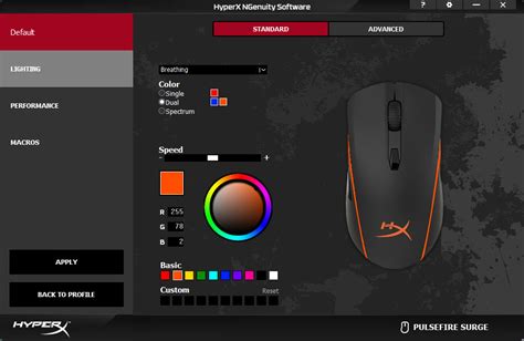 Hyperx gives you as much control as you want. HyperX Pulsefire Surge Review - Software & Lighting ...