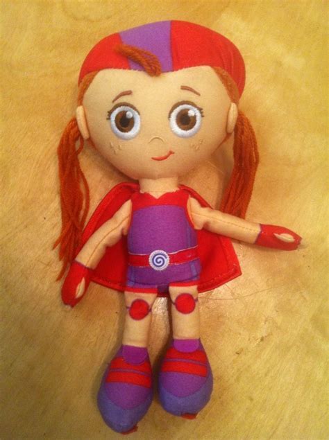 Super Why Wonder Red Character Plush Doll From Pbs Educational Program