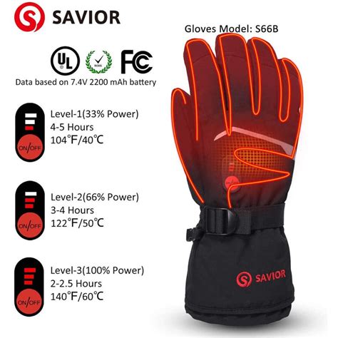 Savior Heat Unisex Rechargeable Battery Powered Electric Outdoor Heated