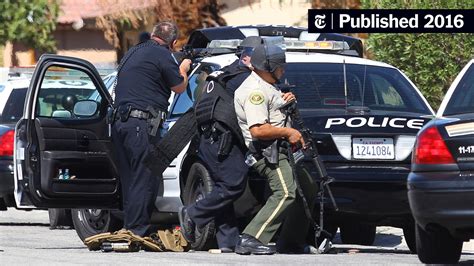 2 police officers are shot and killed in palm springs calif the new york times