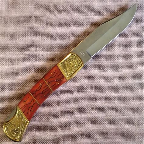 Massive Novelty Folding Knife Giant Vintage Pocket Knife From Etsy