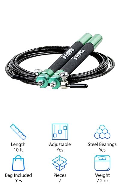 Crossfit jump ropes will usually have a ball set inside the handle. 10 Best Crossfit Jump Ropes 2020 Buying Guide - Geekwrapped