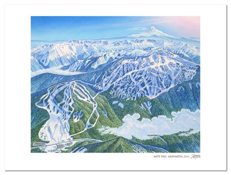 White Pass Ski Map James Niehues