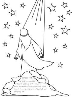 Using this abraham and the stars colouring page is a great way to teach children the story of abraham and god in a visual way. Ausmalbild Abraham | AT_Abraham | Kindergottesdienst ...