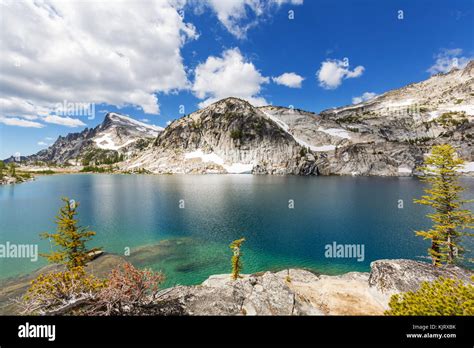 Beautiful Alpine Lakes Wilderness Area In Washington Usa Stock Photo