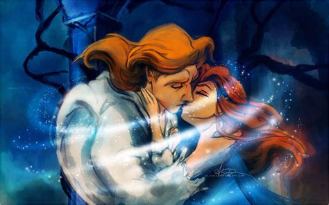 Beauty meets the Beast - Disney Princess Fan Art (24657211 ...