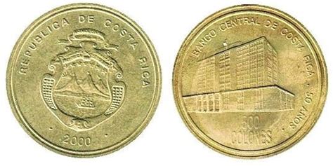 500 Colones 50 Aniversario Del Banco Central From Costa Rica Coin Value