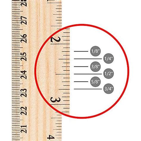 Asibt 30 Pack Wooden Rulers Student School Measuring Office Rulers 2