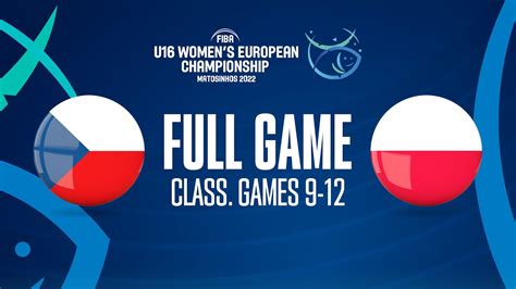 Czech Republic V Poland Full Basketball Game Fiba U16 Womens
