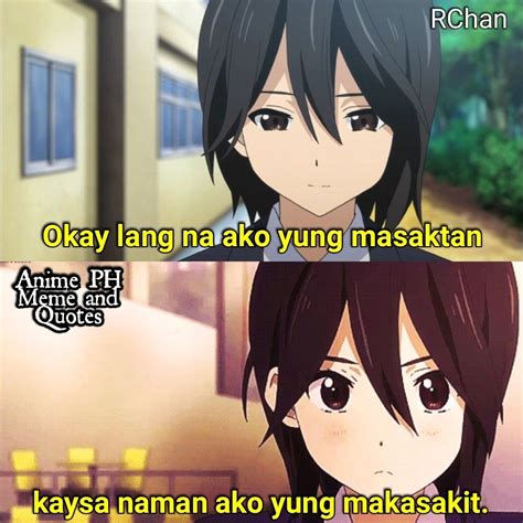 Pinoy Quotes Tagalog Quotes Hugot Funny Anime Meme Anime Quotes