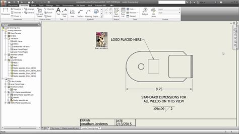 Attaching Text And Symbols To Leaders In Autodesk Inventor Youtube