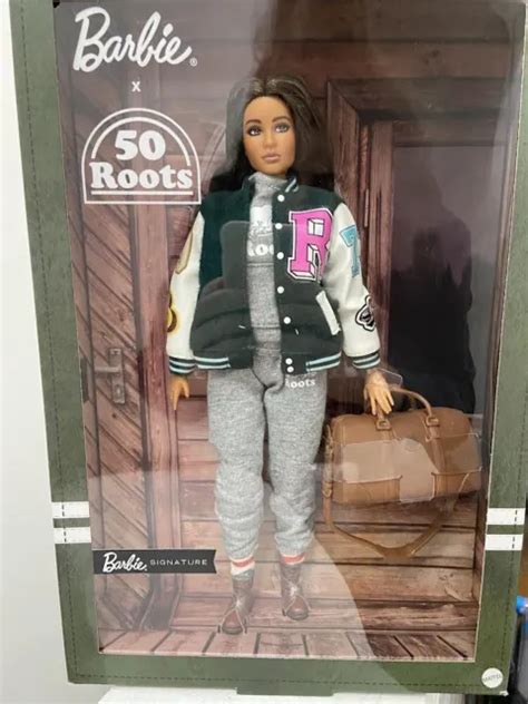 barbie x roots 50th anniversary mattel movie limited edition doll 2023 in hand 124 99 picclick