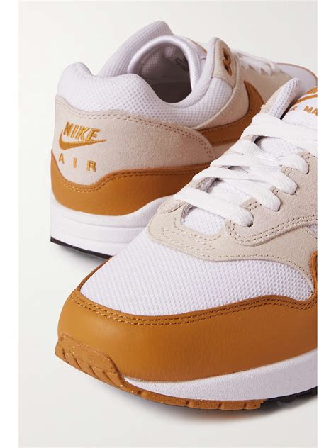 Nike Air Max 1 Suede Leather And Mesh Sneakers Net A Porter