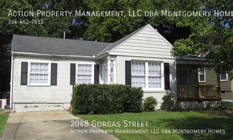 2048 Gorgas St Montgomery Al 36106 House For Rent In Montgomery Al
