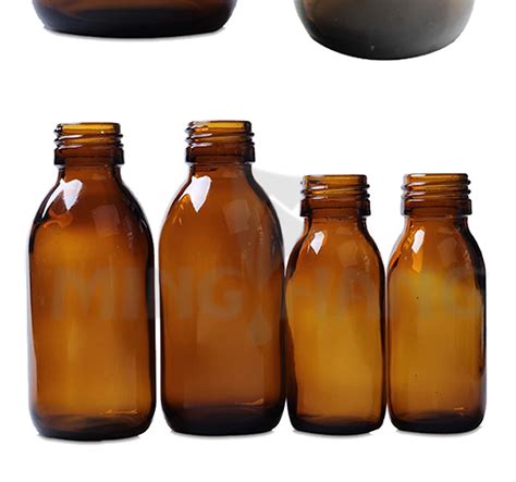 30ml 60ml 90ml 125 Ml Amber Medical Syrup Glass Pharmaceutical Bottle