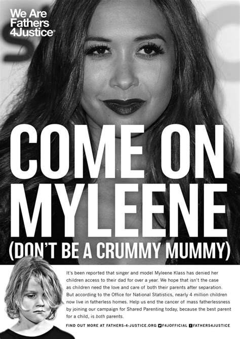 myleene klass drops legal threats after fathers4justice defy demands to remove advert but she