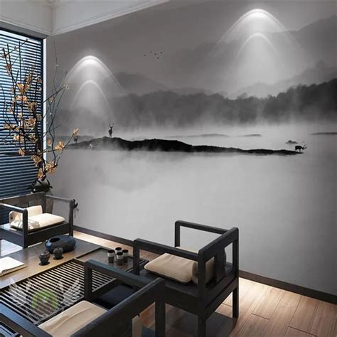 Custom 3d Wallpapers Chinese Style Wall Murals Landscape Painting
