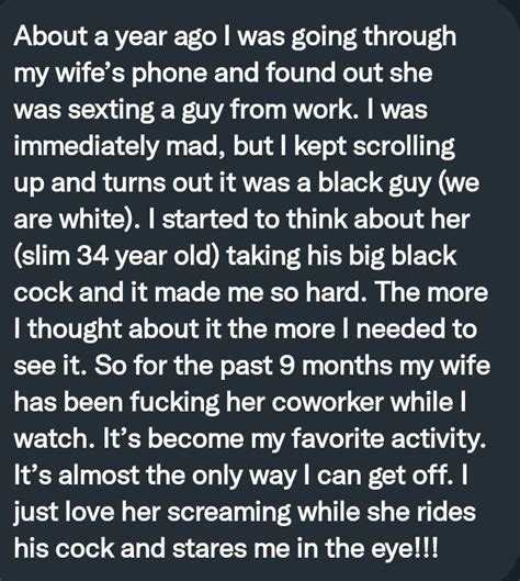 Pervconfession On Twitter He Loves That His Wife Is Fucking Her Coworker